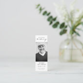 Visite Mini Carte de Signet commémorative de l'enterrement (Debout devant)