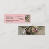 VISITE MINI CARTE DE SIGNET DE ~ D'INFORMATION DE CONTACT (Devant / Derrière)