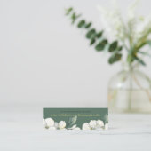 Visite Mini Carte de site Web Mariage Dogwood Blooms (Debout devant)