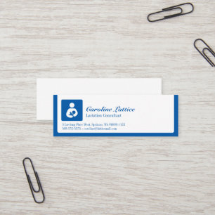 Visite Mini Carte de soutien à la lactation maternelle