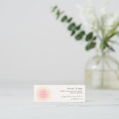 Visite Mini Carte d'échantillon de parfum de bougie mini-teste (Debout devant)