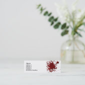 Visite Mini Carte d'éclaboussure de sang (Debout devant)
