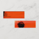 Visite Mini Carte d'entreprise/profil de fille de la nature Po (Devant / Derrière)