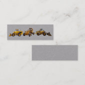 Visite Mini Carte d'équipement de construction (Devant / Derrière)