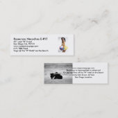 Visite Mini Carte d'information d'hôtel de W (Devant / Derrière)