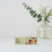 Visite Mini Carte d'or de profil d'orchidée (Debout devant)