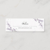 Visite Mini Carte du boîtier du site Web mariage de lavande d' (Devant)