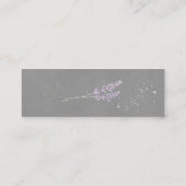 Visite Mini Carte du boîtier du site Web mariage de lavande d' (Dos)