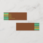 Visite Mini Carte en bon état de profil de chocolat (Devant / Derrière)