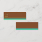 Visite Mini Carte en bon état de profil de chocolat (Devant / Derrière)