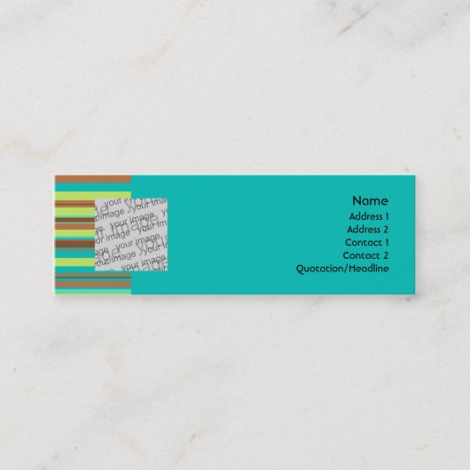 Visite Mini Carte en bon état de profil de chocolat (Devant)