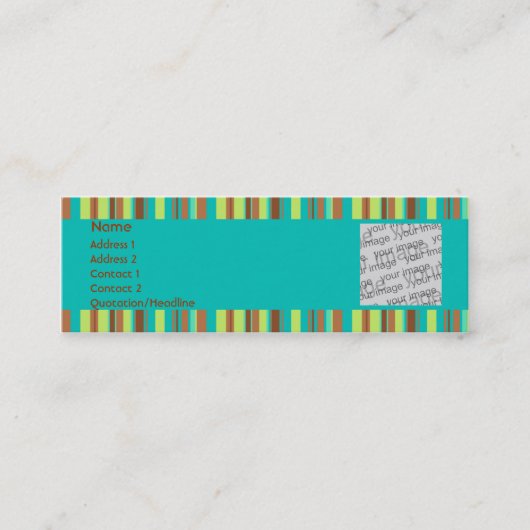 Visite Mini Carte en bon état de profil de chocolat (Devant)
