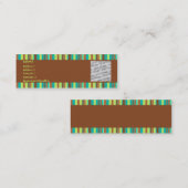 Visite Mini Carte en bon état de profil de chocolat (Devant / Derrière)