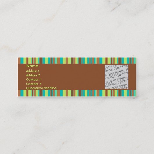 Visite Mini Carte en bon état de profil de chocolat (Devant)