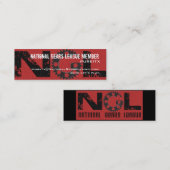 Visite Mini Carte faite sur commande de profil de membre (Devant / Derrière)