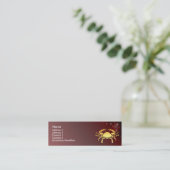 Visite Mini Carte faite sur commande de profil de signe de (Debout devant)