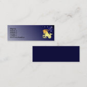 Visite Mini Carte faite sur commande de profil de signe de (Devant / Derrière)