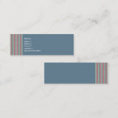 Visite Mini Carte fanée de profil de jeans (Devant / Derrière)