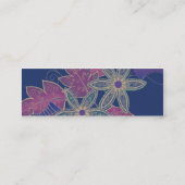 Visite Mini Carte florale Antiqued de profil (Dos)