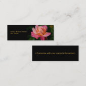 Visite Mini Carte florale de profil (Devant / Derrière)