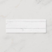 Visite Mini carte florale en bois rustique de site Web de (Dos)