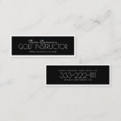 Visite Mini Carte frontière noire et blanche de l'instructeur (Devant / Derrière)