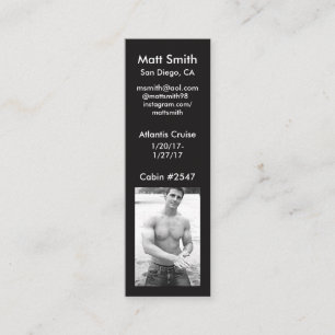 Visite Mini Carte gaie de croisière