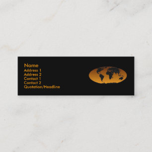 Visite Mini Carte géographique de profil
