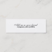 Visite Mini Carte herbeuse de profil (Dos)