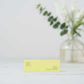 Visite Mini Carte jaune-clair de profil (Debout devant)