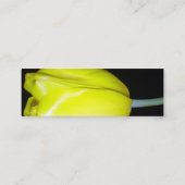 Visite Mini Carte jaune de profil de tulipe (Dos)