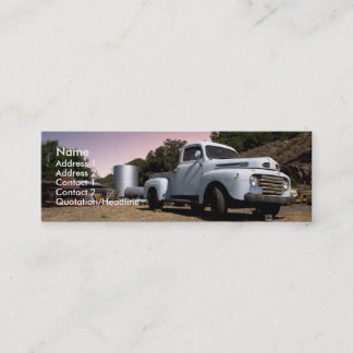 Visite Mini Carte maigre de camion vintage
