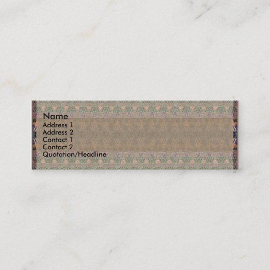 Visite Mini Carte maigre de couverture persane (Devant)