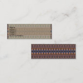 Visite Mini Carte maigre de couverture persane (Devant / Derrière)