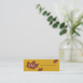 Visite Mini Carte maigre de feuille d'érable (Debout devant)
