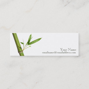 Visite Mini Carte maigre de profil - bambou