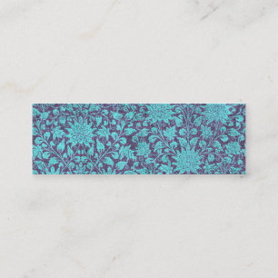 Visite Mini Carte maigre de profil - bleu de brocard