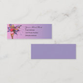 Visite Mini Carte maigre de profil de féerie de papillon (Devant / Derrière)