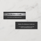 Visite Mini Carte maigre de profil de ProBusinessCards (Devant / Derrière)