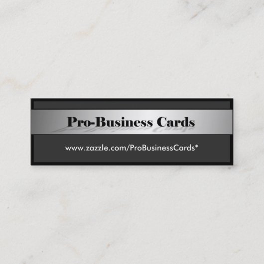 Visite Mini Carte maigre de profil de ProBusinessCards (Devant)