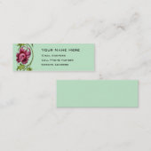 Visite Mini Carte maigre de profil de vigne de fleur (Devant / Derrière)