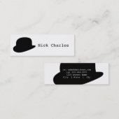 Visite Mini Carte maigre noire de Derby (Devant / Derrière)