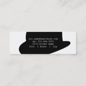 Visite Mini Carte maigre noire de Derby (Dos)