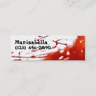 Visite Mini Carte maigre sanglante de profil