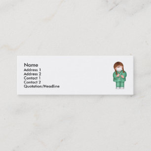 Visite Mini Carte Médicale de profil