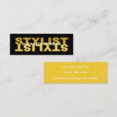 Visite Mini Carte moderne de styliste (Devant / Derrière)