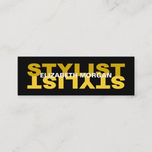 Visite Mini Carte moderne de styliste (Devant)