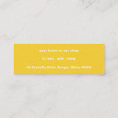 Visite Mini Carte moderne de styliste (Dos)