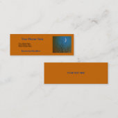 Visite Mini Carte mystique de profil de lune (Devant / Derrière)