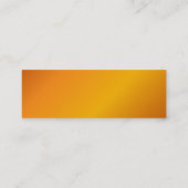 Visite Mini Carte orange de profil (Dos)